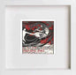 Vintage Poster Ault Wiborg Company Advertising in White frame, premium wall art print
