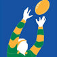 L Lumartos Vintage Rugby World Cup 2015 Poster