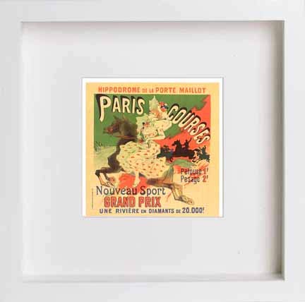 L Lumartos Vintage Poster Hippodrome De La Porte Maillot Paris Courses