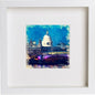 London St Paul's Cathedral Ii 108 in White frame, premium wall art print