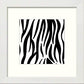L Lumartos Vintage Zebra Print
