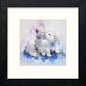 Best Friends in Black Wood frame, premium wall art print