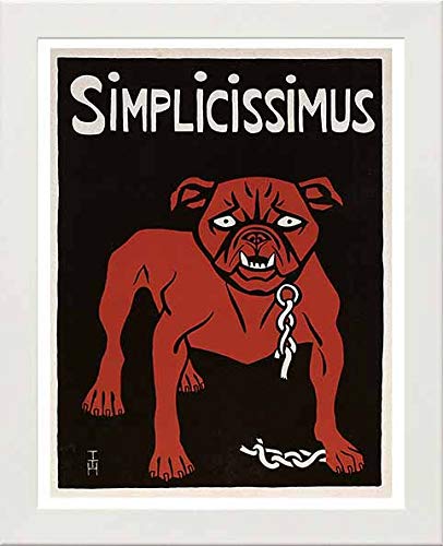 L Lumartos Vintage Bulldog Poster Simplicissimus