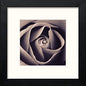 Abstract Affection Wall Art in Black Wood frame, premium wall art print