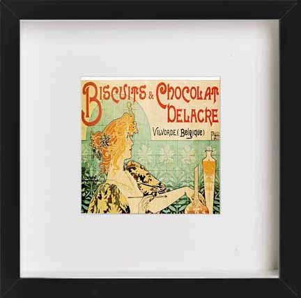 L Lumartos Vintage Poster Biscuits Chocolat Delacre