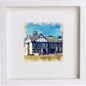 Golf Royal Dornoch Golf Course 75 in White frame, premium wall art print