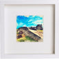 Golf St Andrews Old Course Swilken Bridge 78 in White frame, premium wall art print