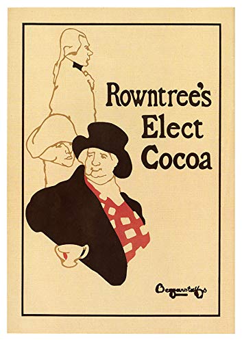 L Lumartos Vintage Poster Rowntrees Elect Cocoa