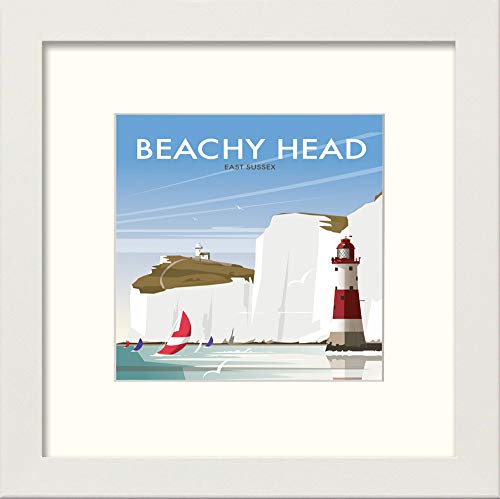 L Lumartos Vintage Beachy Head Poster