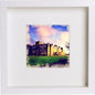 Golf The Gleneagles Hotel 82 in White frame, premium wall art print