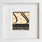 Vintage Poster Vienna Secession Sixteenth Exhibition in White frame, premium wall art print