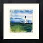 Golf Turnberry in Black Wood frame, premium wall art print