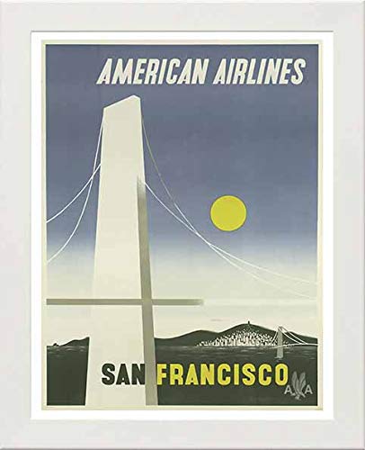 L Lumartos Vintage Poster American Airlines San Francisco