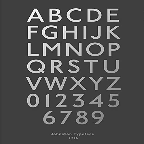 L Lumartos Vintage Johnston Typeface Poster