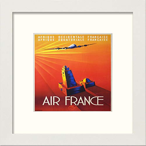 L Lumartos Vintage Air France Poster