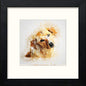 Goldie in Black Wood frame, premium wall art print