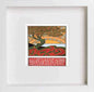 Vintage Poster La Libre Esthetique in White frame, premium wall art print
