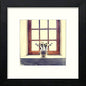 Vintage Our Window in Black Wood frame, premium wall art print