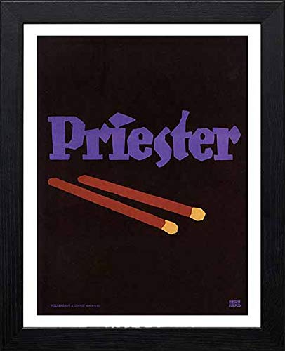 L Lumartos Vintage Poster Priester Advertising Poster For Match Company