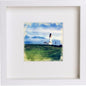 Golf Turnberry Golf Course 83 in White frame, premium wall art print