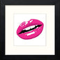 The Kiss in Black Wood frame, premium wall art print