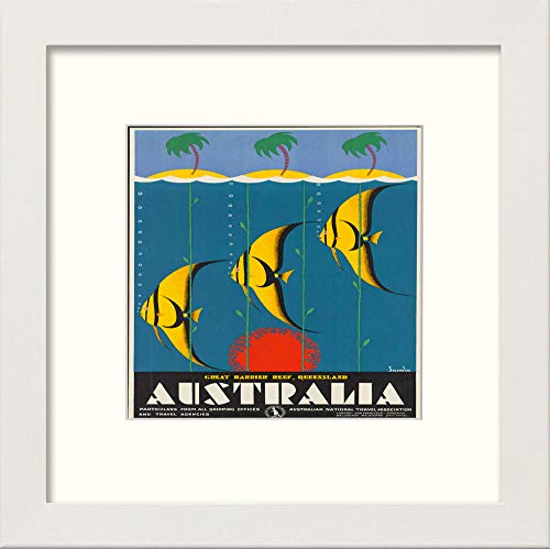 L Lumartos Vintage Australia Poster
