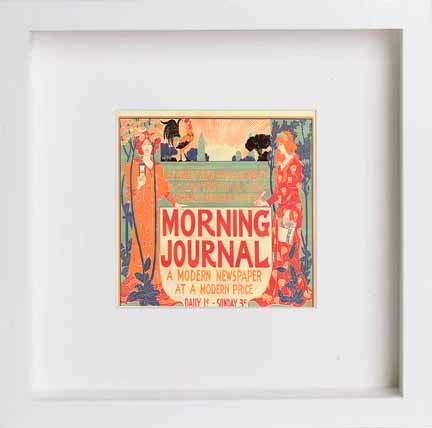 L Lumartos Vintage Poster Morning Journal A Modern Newspaper At A Modern Price