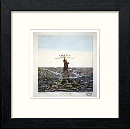 L Lumartos Vintage Poster New York Bartholdi Statue Of Liberty