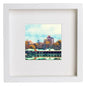 New York City Collection Central Park Boathouse (or Loeb Boathouse) 198 in White frame, premium wall art print