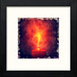 Burning Bright in Black Wood frame, premium wall art print