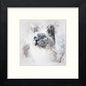 Siamese in Black Wood frame, premium wall art print