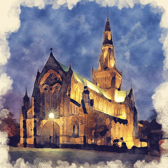 Lumartos Glasgow Cathedral At Night 0043
