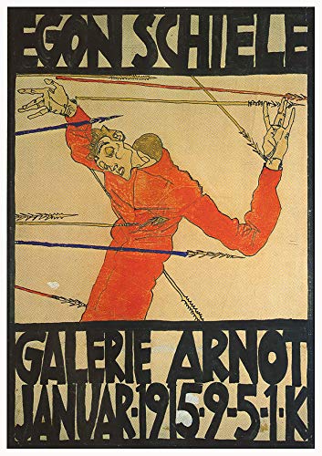 L Lumartos Vintage Poster For Exhibition At The Galerie Arnot