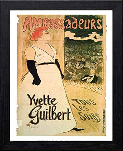 L Lumartos Vintage Poster Yvette Guilbert Tous Les Soirs