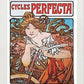 L Lumartos Vintage Poster Alphonse Mucha Cycles Perfecta C1897 Bike