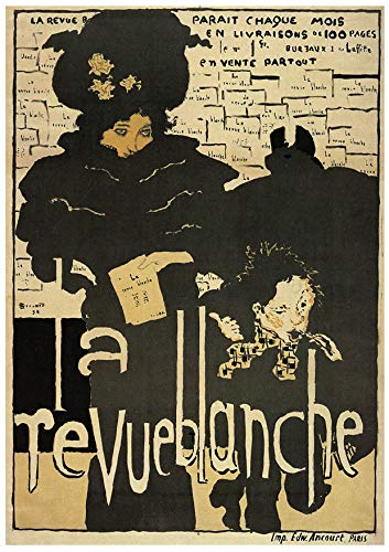 L Lumartos Vintage Poster La Revue Blanchea