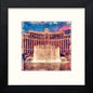 Bellagio Hotel Las Vegas in Black Wood frame, premium wall art print