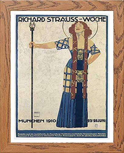 L Lumartos Vintage Poster Richard Strauss Woche Mnchen