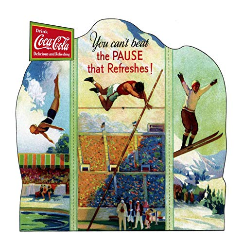 L Lumartos Poster Vintage Coca Cola Olympic Advert