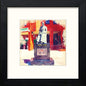Celtic Walfrid in Black Wood frame, premium wall art print