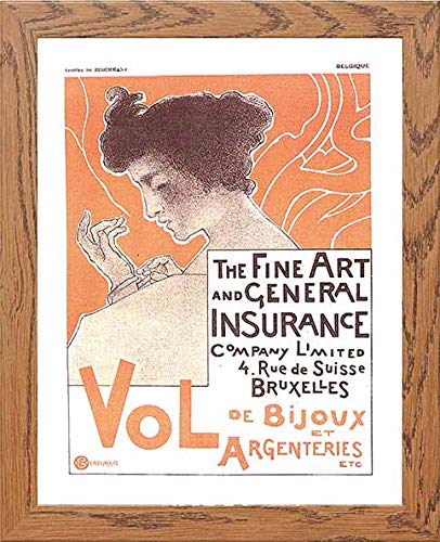 L Lumartos Vintage Poster The Fine Art And General Insurance Company Limited