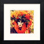Venice Carnival in Black Wood frame, premium wall art print