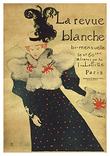 L Lumartos Vintage Poster La Revue Blancheb