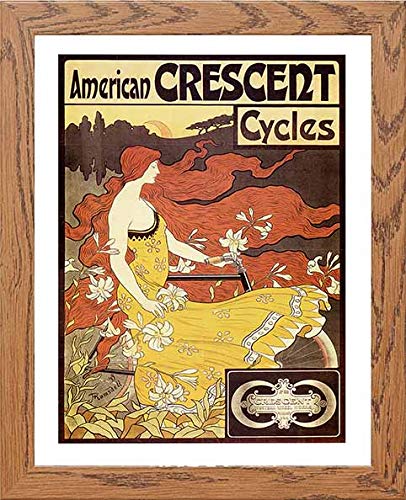L Lumartos Vintage Poster American Crescent Cycles