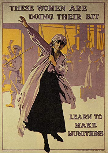L Lumartos Vintage Poster These Women Are Doing Their Bit Munitions Recruiting