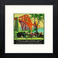 Vintage LNER Forth Railway Bridge Poster in Black Wood frame, premium wall art print