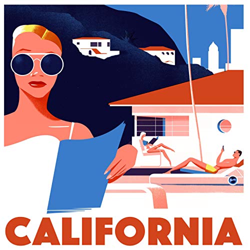 L Lumartos Vintage California Poster