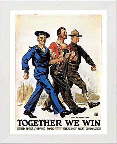 L Lumartos Vintage Poster Together We Win