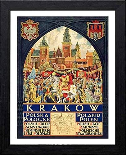LUMARTOS Vintage Poster Krakow Polska Poland