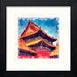 Forbidden City in Black Wood frame, premium wall art print